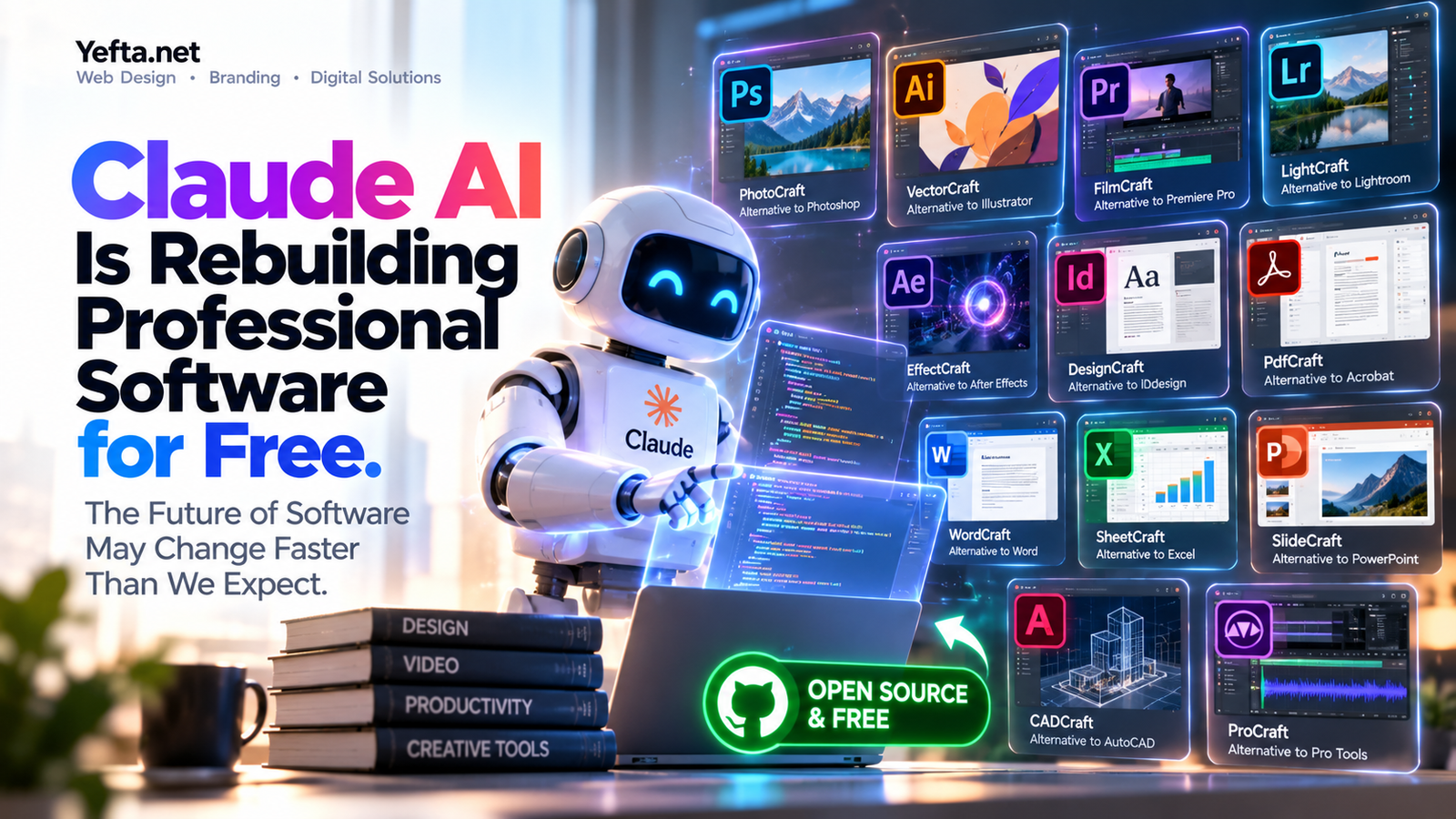 Claude AI Is Rebuilding Professional Software for Free. The Future May Change Faster Than We Expect.