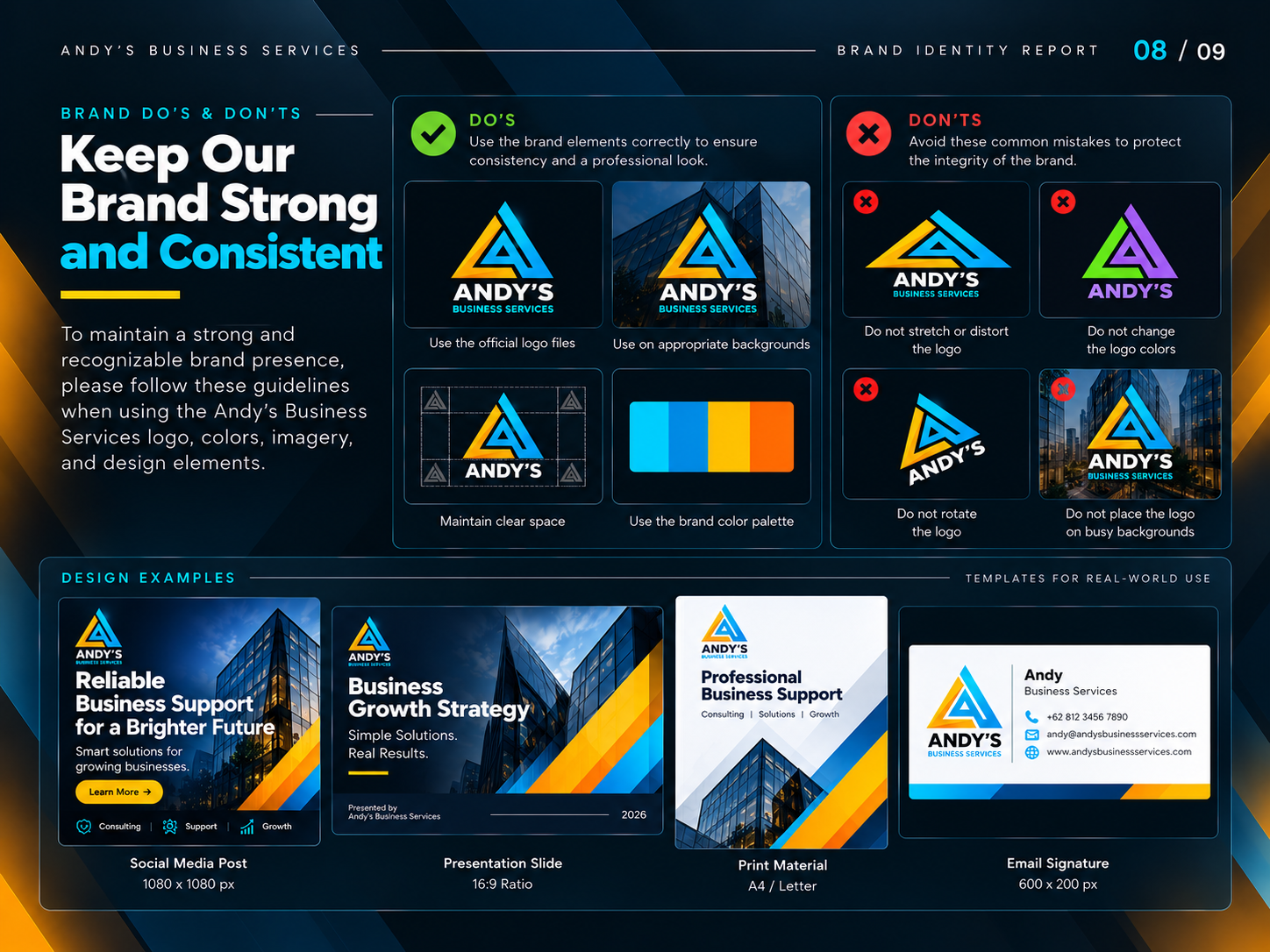 Andy’s Business Services – Desain Identitas Merek Profesional — image 2