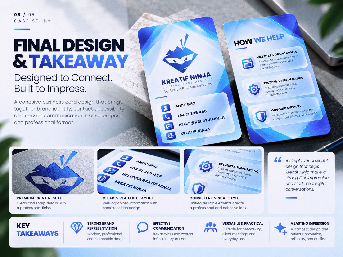 Kreatif Ninja Business Card — gambar 1
