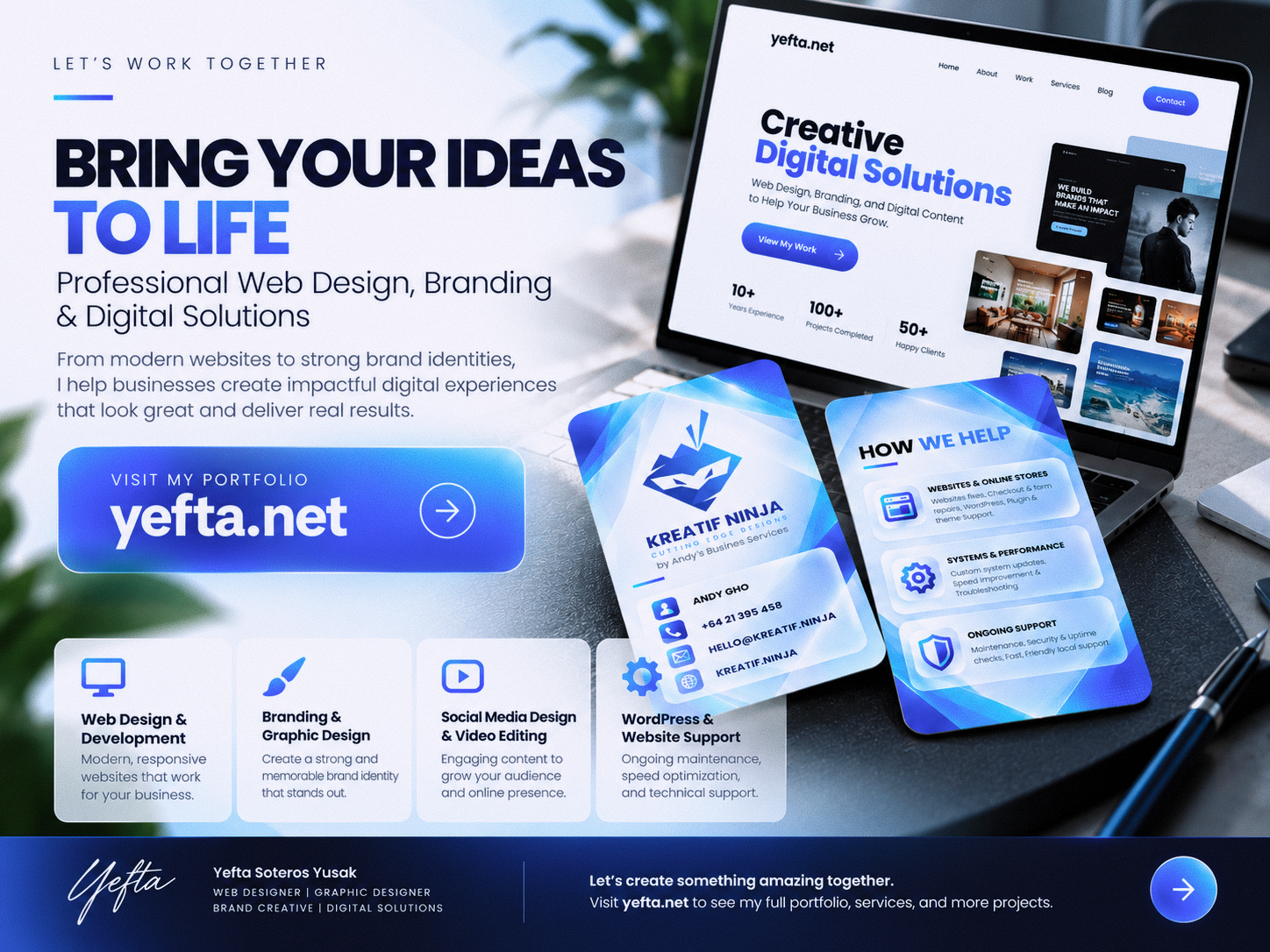 Kreatif Ninja Business Card — gambar 2