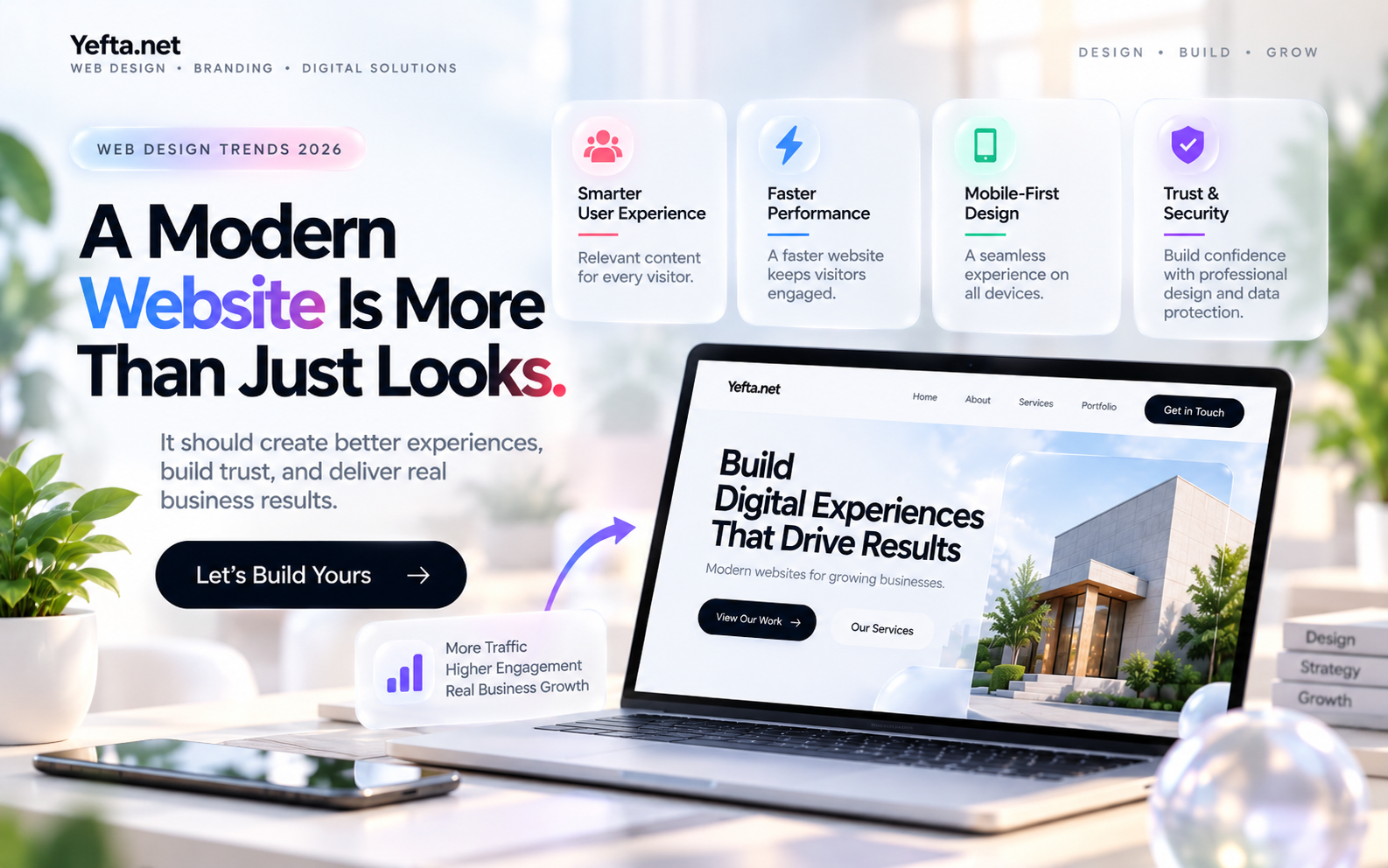 A modern website is more than just good design. It should deliver real business results.